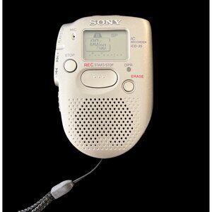 Sony ICD-35 Digital Voice Recorder IC Recorder Japan Made Works Great Vintage